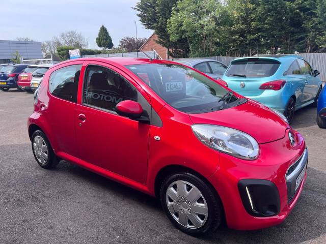 2012 Citroen C1 1.0i VTR Red 5dr Hatch, £0 TAX, 65 MPG