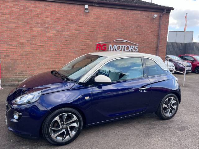 Vauxhall Adam 1.2i Jam Blue 3dr Hatch Hatchback Petrol Blue