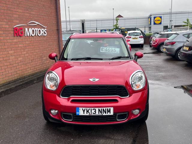2013 Mini Countryman 2.0 Cooper S D Red 5dr Hatch, NAV, 62 MPG,