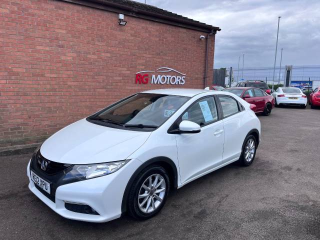 Honda Civic 1.8 i-VTEC ES White 5dr Hatch Hatchback Petrol White