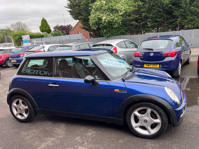 2002 Mini Hatchback 1.6 Cooper Blue 3dr Hatch, Full Mot, PX Welcome