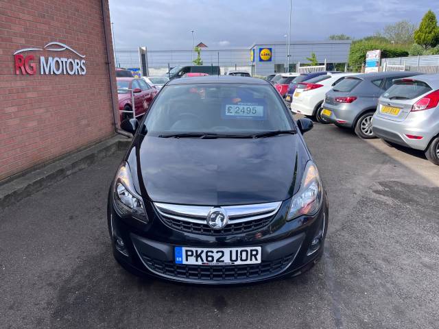 2012 Vauxhall Corsa 1.3 CDTi ecoFLEX Limited Edition Black 3dr Hatch