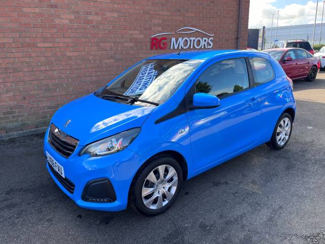Peugeot 108 1.0 Active Blue 3dr Hatch Hatchback Petrol Blue