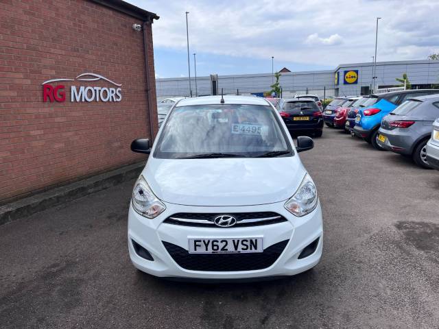 2012 Hyundai i10 1.2 Classic White 5dr Hatch,