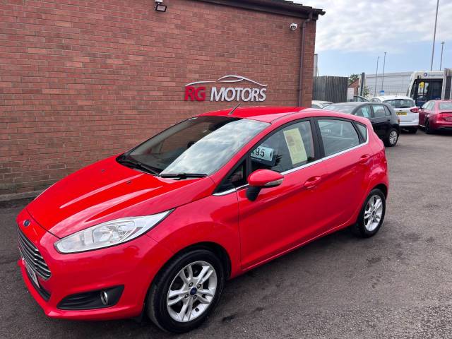 Ford Fiesta 1.0 EcoBoost Zetec Red 5dr Hatch Hatchback Petrol Red