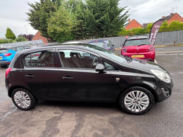 2013 Vauxhall Corsa 1.2 Energy Black 5dr Hatch 1 Owner F.S.H.