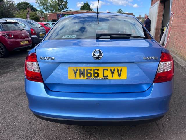 2016 Skoda Rapid 1.6 TDI CR 115 SE L Blue 5dr Hatch
