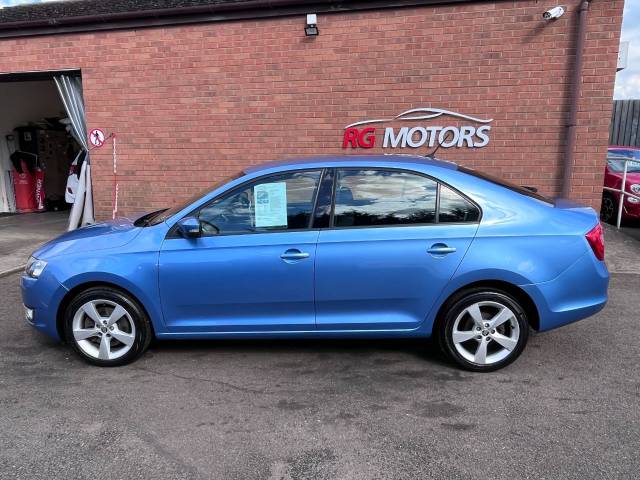 2016 Skoda Rapid 1.6 TDI CR 115 SE L Blue 5dr Hatch
