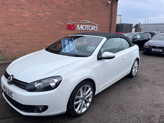 Volkswagen Golf 1.4 TSI GT White 2dr Cabriolet Convertible Petrol White