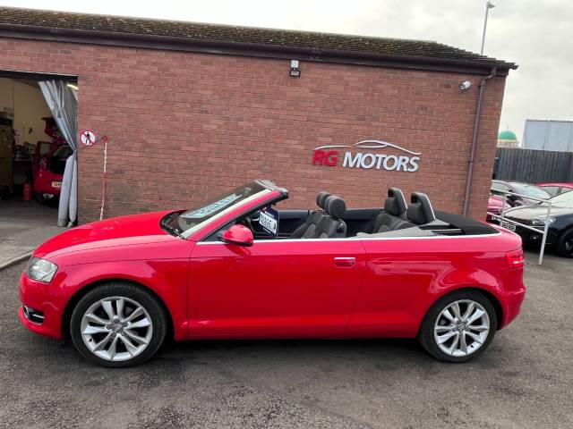 2011 Audi A3 2.0 TDI Sport Red 2dr Cabriolet, £35 TAX, 62 MPG