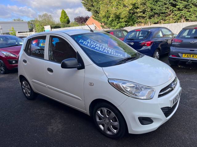 2012 Hyundai i10 1.2 Classic White 5dr Hatch,