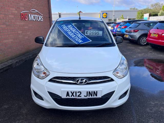 2012 Hyundai i10 1.2 Classic White 5dr Hatch,