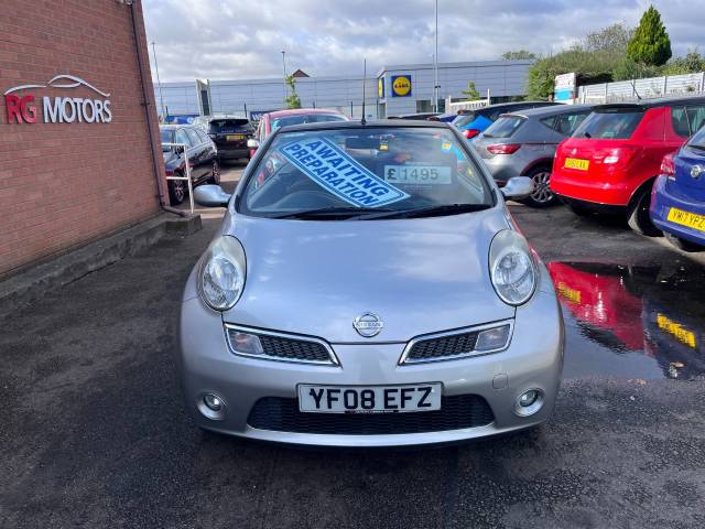 2008 Nissan Micra C + C 1.6 Acenta Silver 2dr Convertible