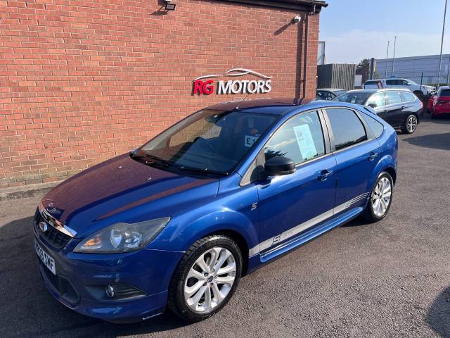 Ford Focus 1.6 Zetec S Blue 5dr Hatch Hatchback Petrol Blue