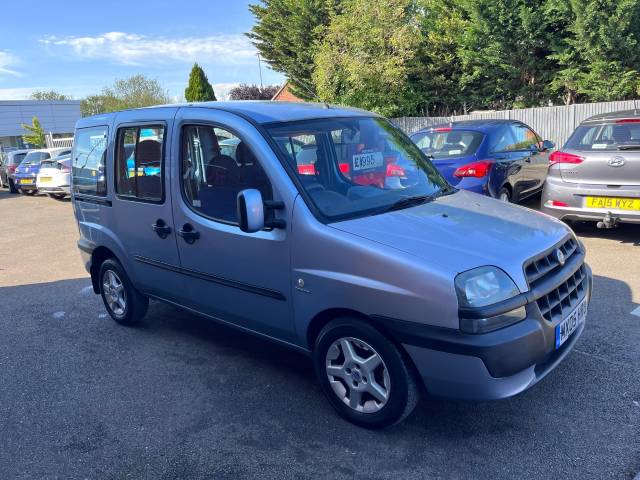 2005 Fiat Doblo 1.9 JTD Dynamic Blue 5dr WAV, WHEEL CHAIR ADAPTED VEHICLE