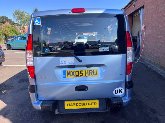 2005 Fiat Doblo 1.9 JTD Dynamic Blue 5dr WAV, WHEEL CHAIR ADAPTED VEHICLE
