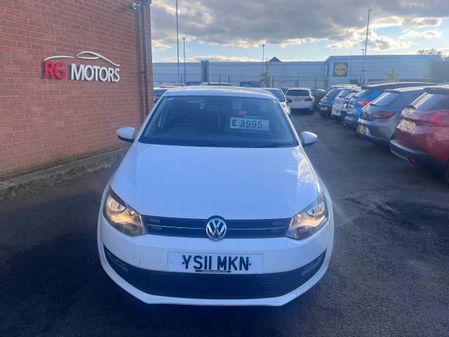 2011 Volkswagen Polo 1.2 60 Moda White 5dr Hatch