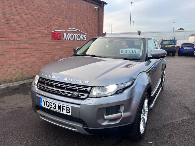 Land Rover Range Rover Evoque 2.2 SD4 Pure 3dr [Tech Pack] Silver Coupe Diesel Grey