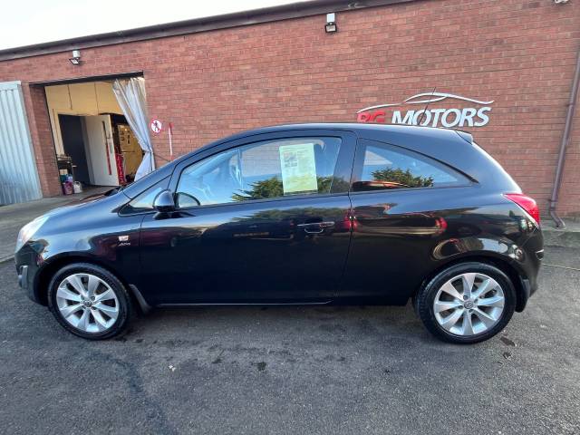 2012 Vauxhall Corsa 1.2 Active Black 3dr Hatch