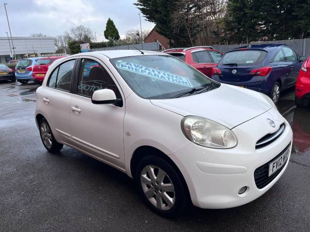 2012 Nissan Micra 1.2 Acenta White 5dr Hatch