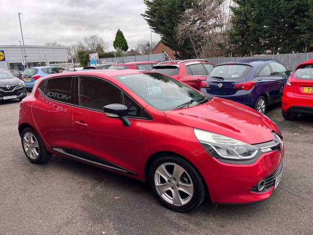 2013 Renault Clio 1.2 16V Dynamique MediaNav Red 5dr Hatch, Low Miles, Nice Spec,