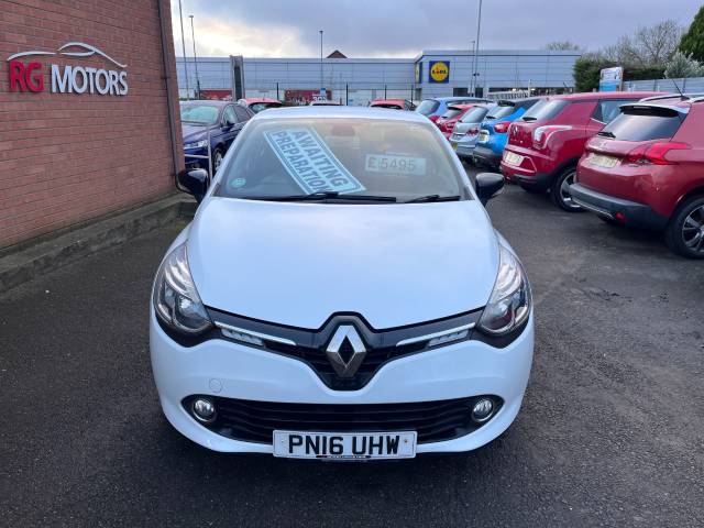 2016 Renault Clio 1.2 16V Dynamique Nav White 5dr Hatch