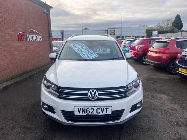 2012 Volkswagen Tiguan 2.0 TDi BlueMotion Tech SE White 5dr [2WD]