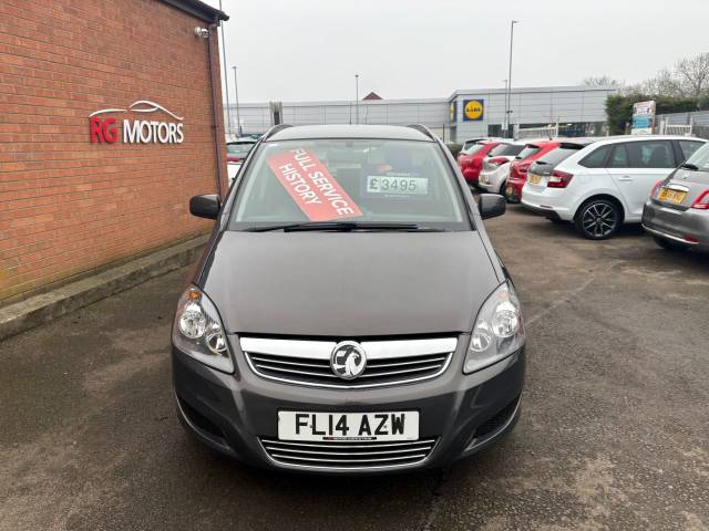 2014 Vauxhall Zafira 1.8i [120] Exclusiv 5dr