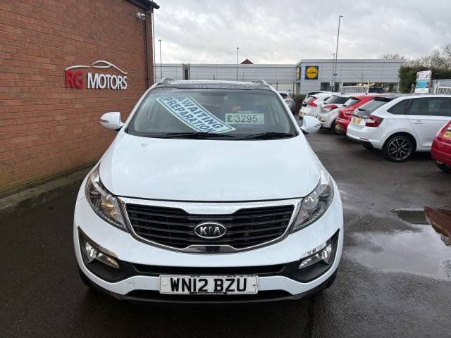 2012 Kia Sportage 1.7 CRDi ISG 2 White 5dr Estate