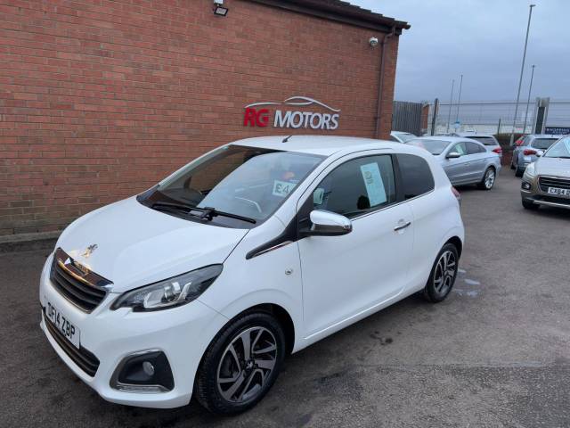 Peugeot 108 1.2 VTi Feline White 3dr Hatch Hatchback Petrol White