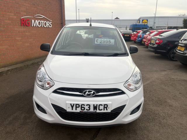 2013 Hyundai i10 1.2 Classic White 5dr Hatch,