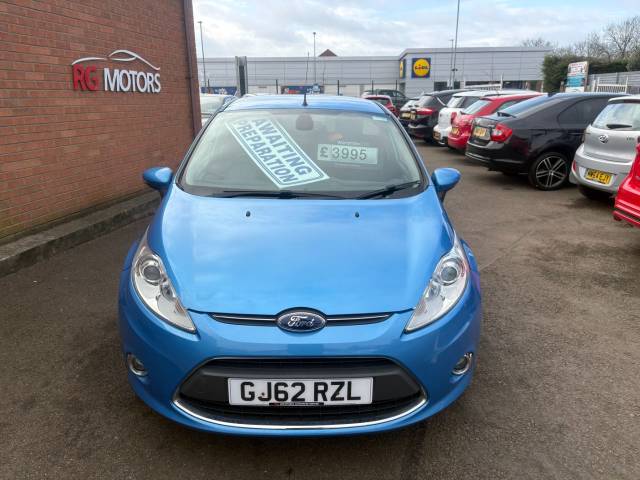 2012 Ford Fiesta 1.4 Titanium Blue 5dr Hatch