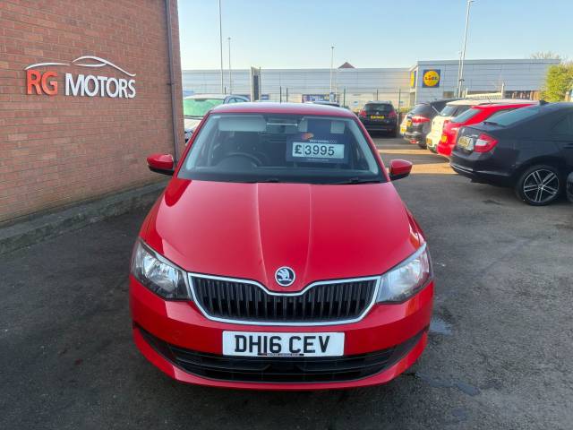 2016 Skoda Fabia 1.2 TSI 90 SE Red 5dr Hatch