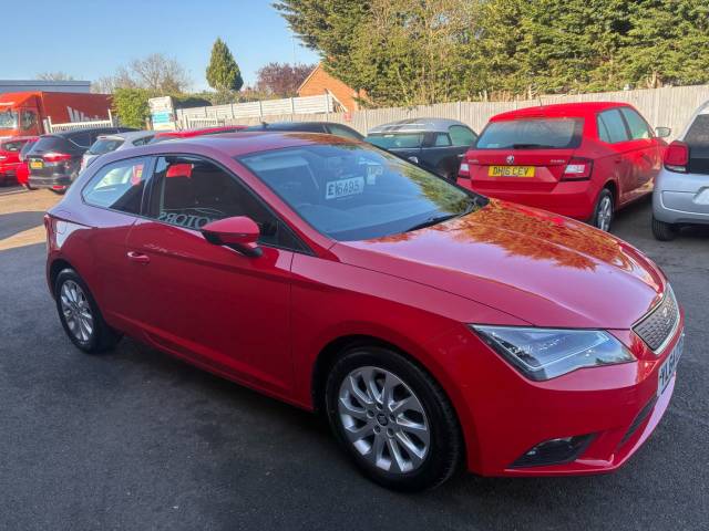 2015 SEAT Leon 1.6 TDI Ecomotive SE Red 3dr Hatch [Technology Pack]