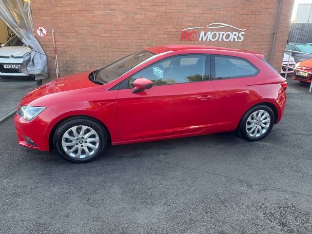 2015 SEAT Leon 1.6 TDI Ecomotive SE Red 3dr Hatch [Technology Pack]