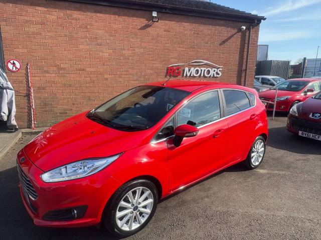 Ford Fiesta 1.0 EcoBoost Titanium Red 5dr Hatch Hatchback Petrol Red