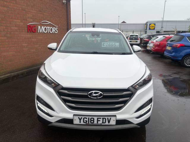 2018 Hyundai Tucson 1.6 GDi Blue Drive SE Nav White 5dr 2WD
