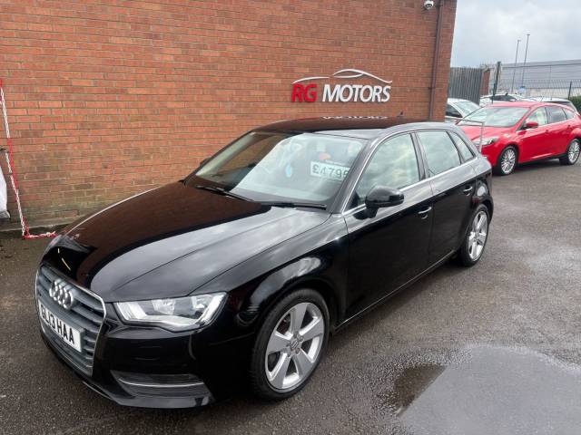 Audi A3 2.0 TDI Sport Black 5dr Hatch, £20 Tax, 58 MPG Hatchback Diesel Black