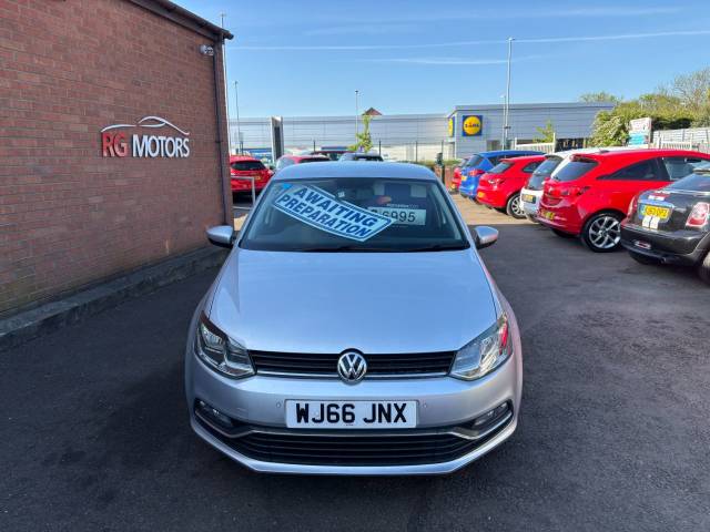 2016 Volkswagen Polo 1.2 TSI Match Silver 5dr Hatch