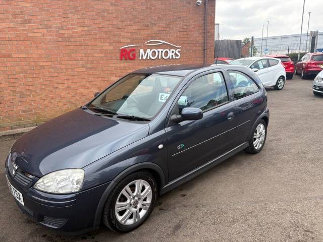 Vauxhall Corsa 1.2i 16V Active [80] Blue 3dr Hatch Hatchback Petrol Blue