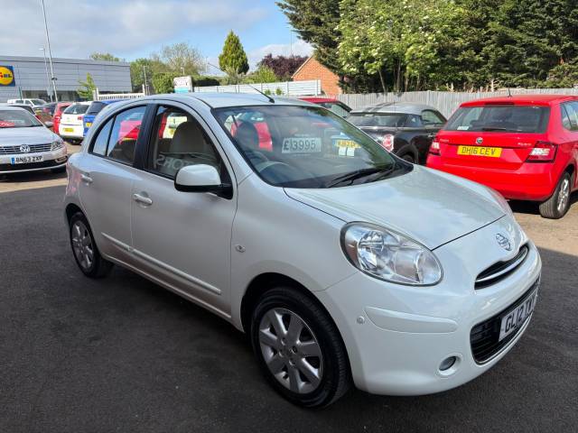 2012 Nissan Micra 1.2 Shiro White 5dr Hatch