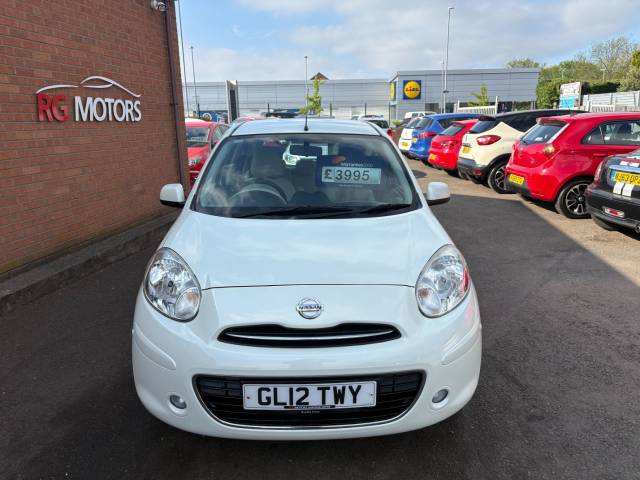 2012 Nissan Micra 1.2 Shiro White 5dr Hatch