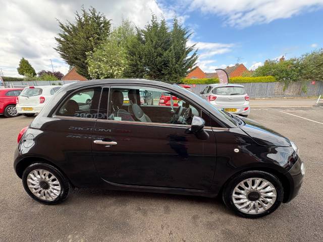 2017 Fiat 500 1.2 Lounge Black 3dr Hatch