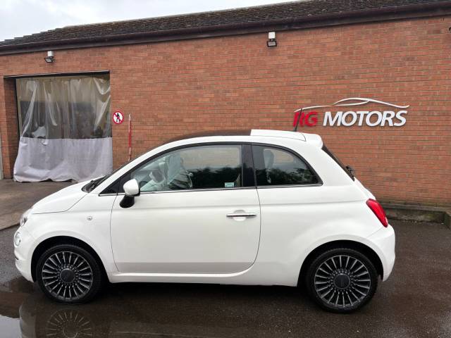 2015 Fiat 500 1.2 Lounge 3dr White 3dr Hatch, £20 Tax, 60 MPG,