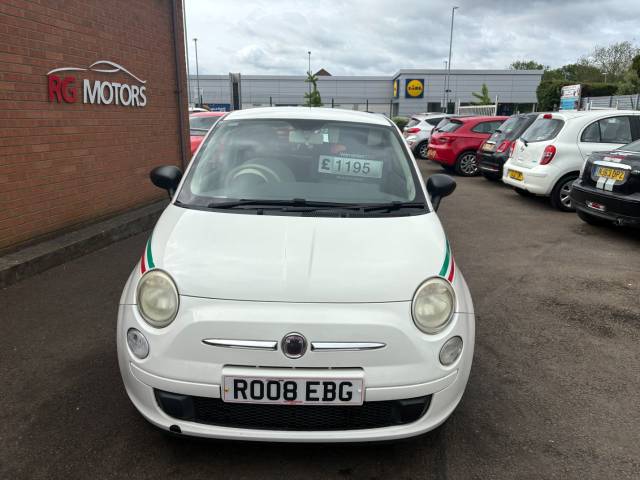 2008 Fiat 500 1.2 Pop White 3dr Hatch