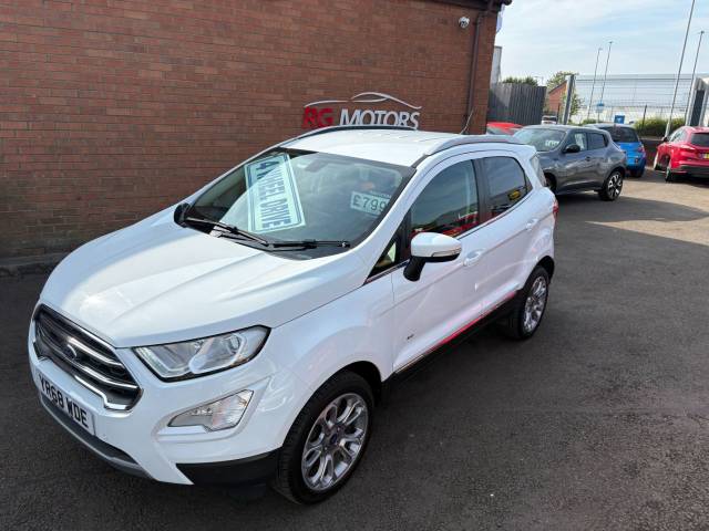 Ford Ecosport 1.5 EcoBlue 125 Titanium White 5dr Hatch AWD Hatchback Diesel White