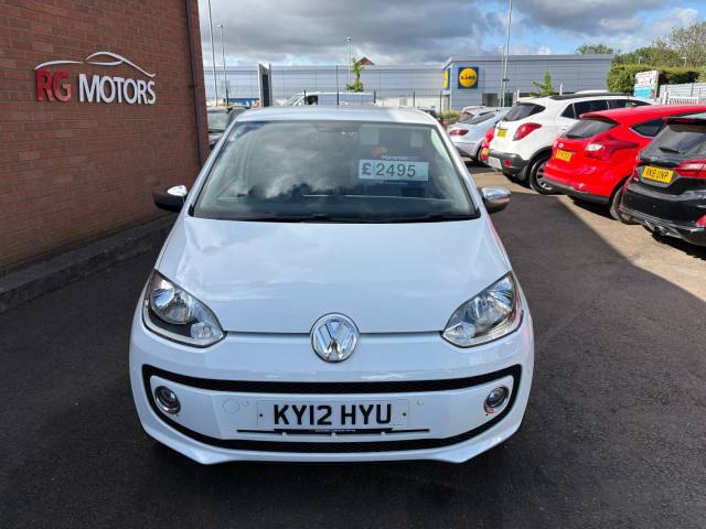 2012 Volkswagen Up 1.0 Up White 3dr Hatch