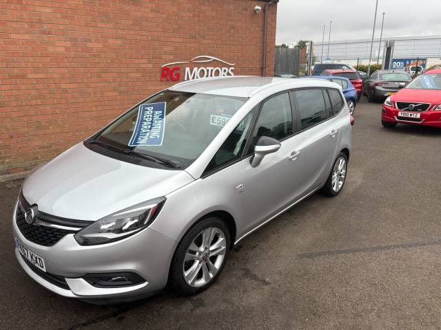 Vauxhall Zafira 1.4T SRi Nav Silver 5dr 7 Seater MPV MPV Petrol Silver