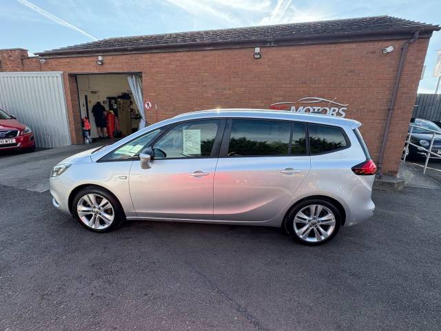 2017 Vauxhall Zafira 1.4T SRi Nav Silver 5dr 7 Seater MPV