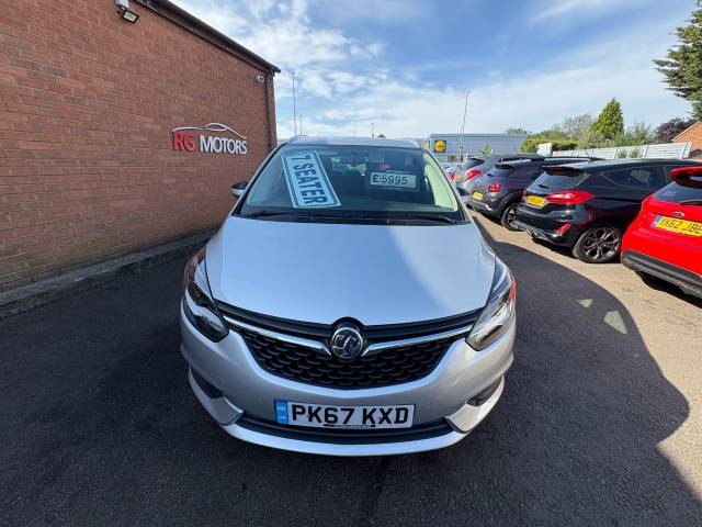 2017 Vauxhall Zafira 1.4T SRi Nav Silver 5dr 7 Seater MPV